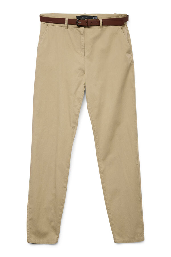 Vero Moda Calças formais Cinzento