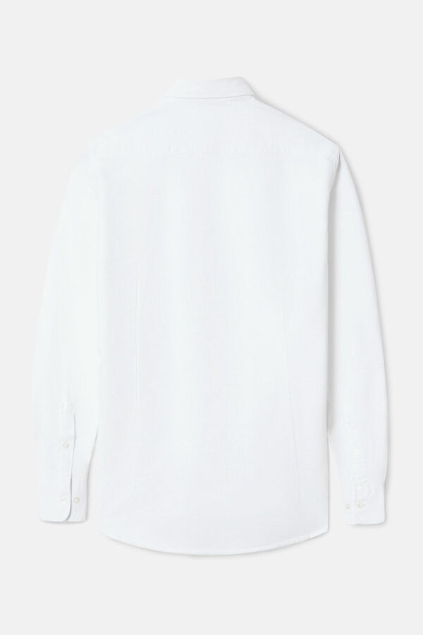 Silbon Camisa esportiva Oxford Branco