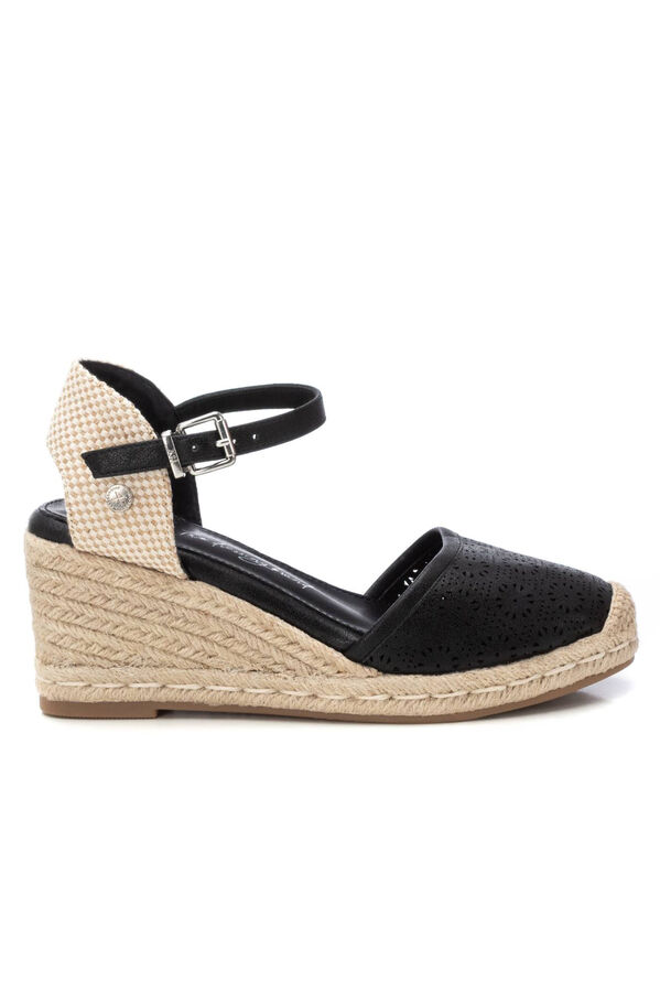 XTI Wedge espadrille Black