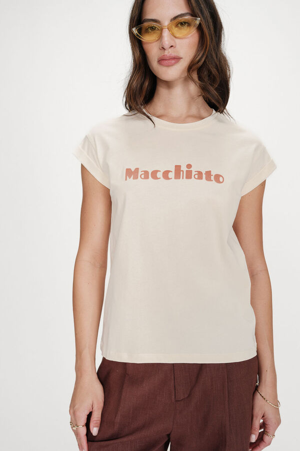 Grace & Mila T-shirt manga curta Vico Castanho