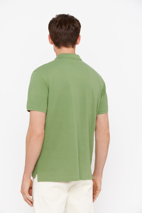 Cortefiel Essential polo shirt Green