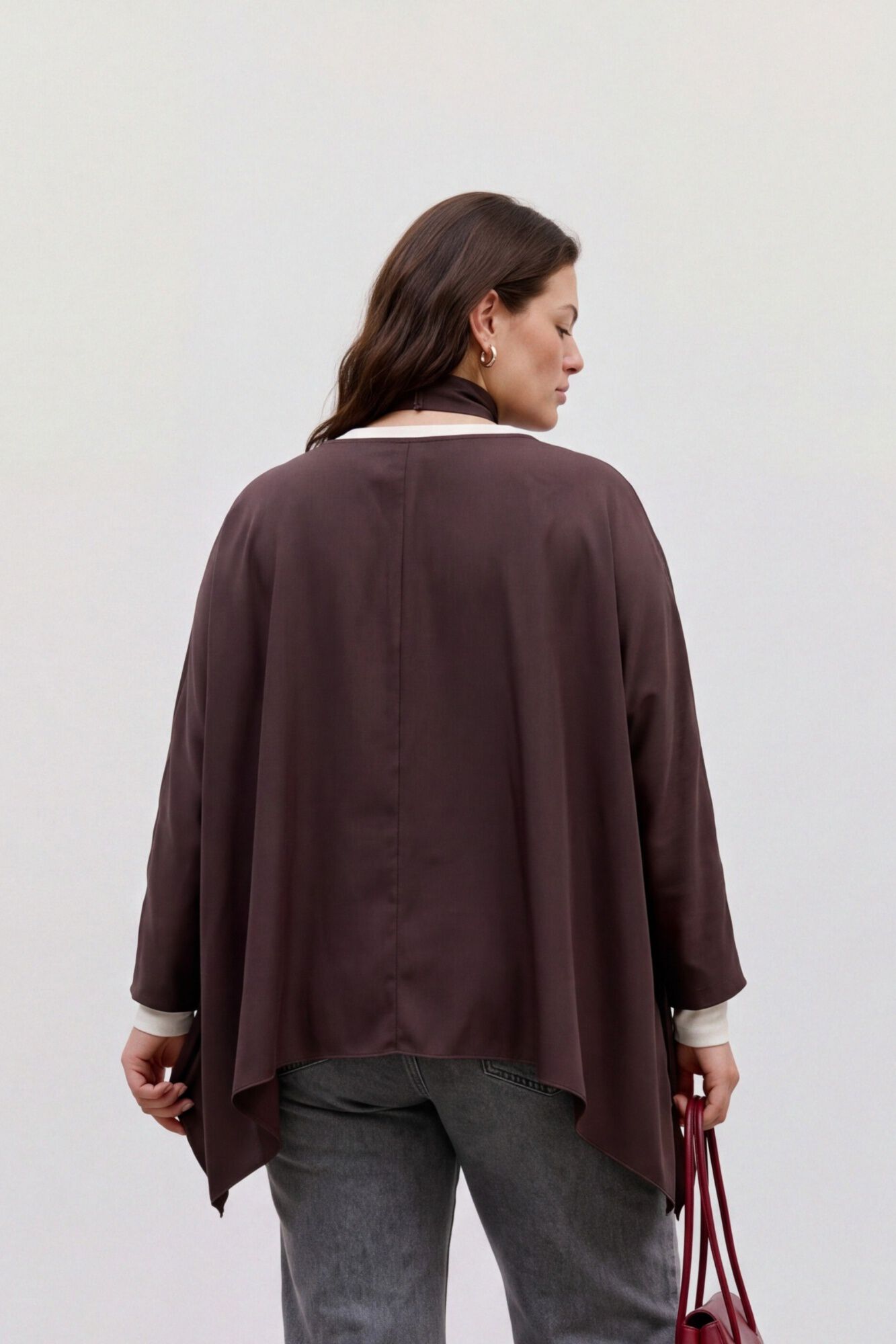Vero Moda Curve Top assim&eacute;trico com len&ccedil;o