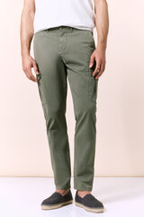 OOTO Slim fit cargo trousers Kaki