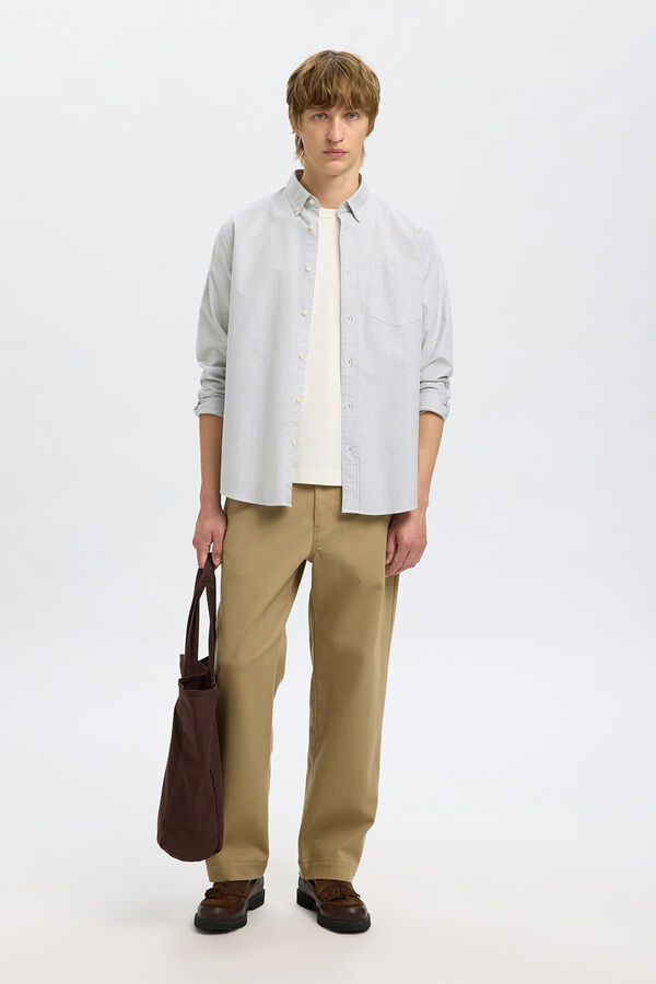 Selected Regular Fit Oxford Shirt  Multicolour