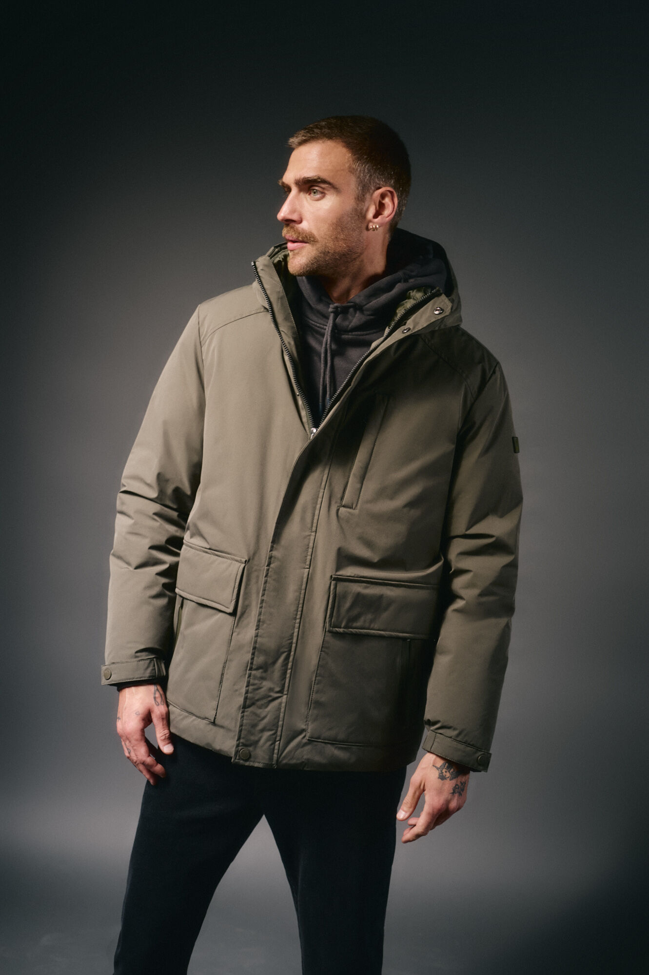 OOTO Parka acolchoada capuz