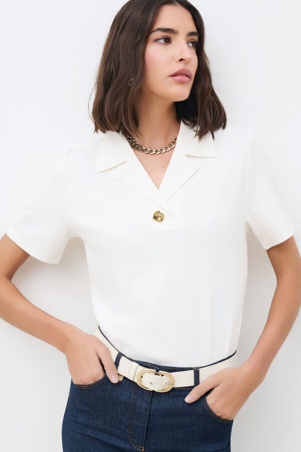 Caroll Camiseta de manga curta Branco