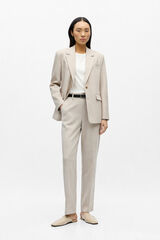 Object Pantal&oacute;n de corte recto Beige