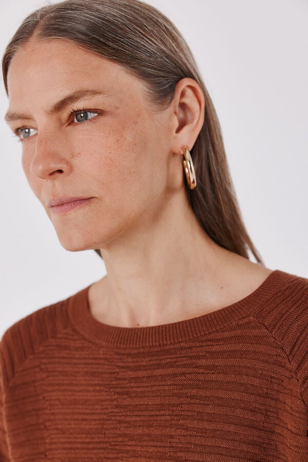 Cortefiel Total look jumper Camel