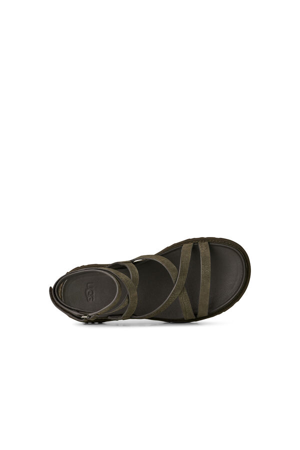 UGG Sand&aacute;lias GoldenGaze com tira no tornozelo Cinzento