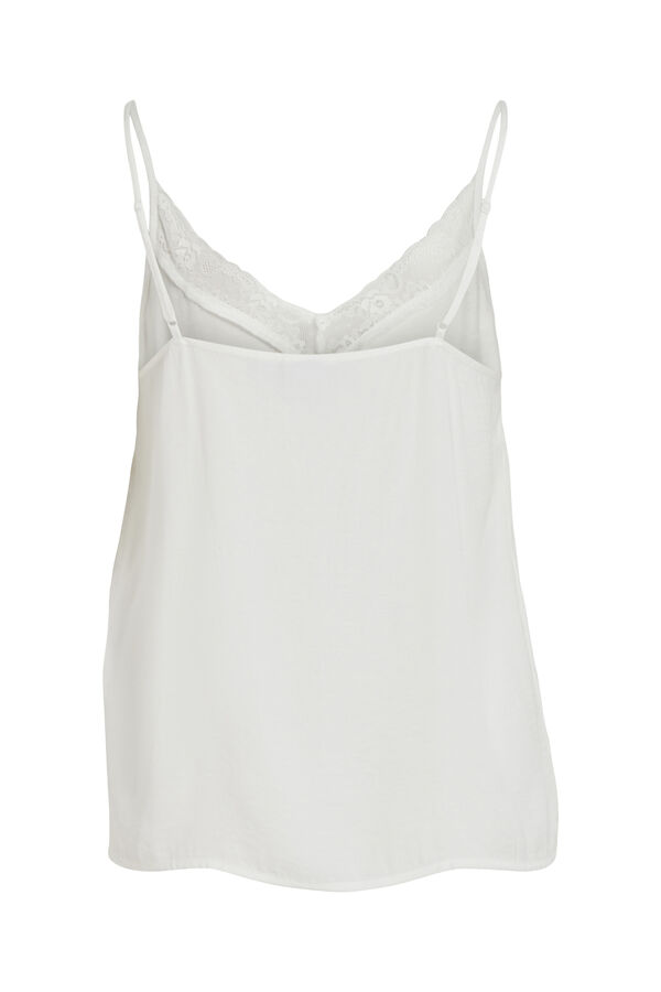 Cortefiel Fluid blouse with adjustable straps White