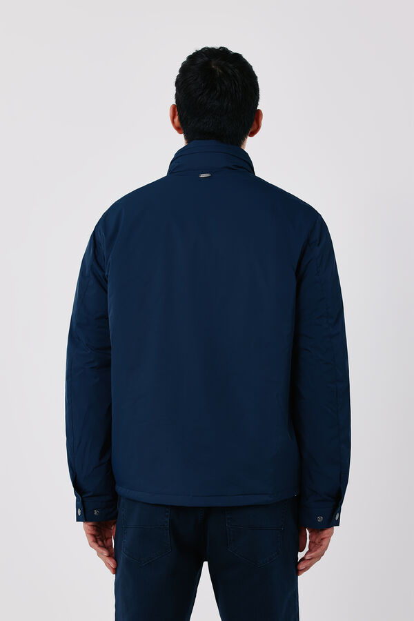 Cortefiel 4-pocket technical jacket Navy