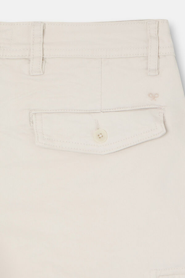 Silbon Cal&ccedil;as cargo desportivas Ecru