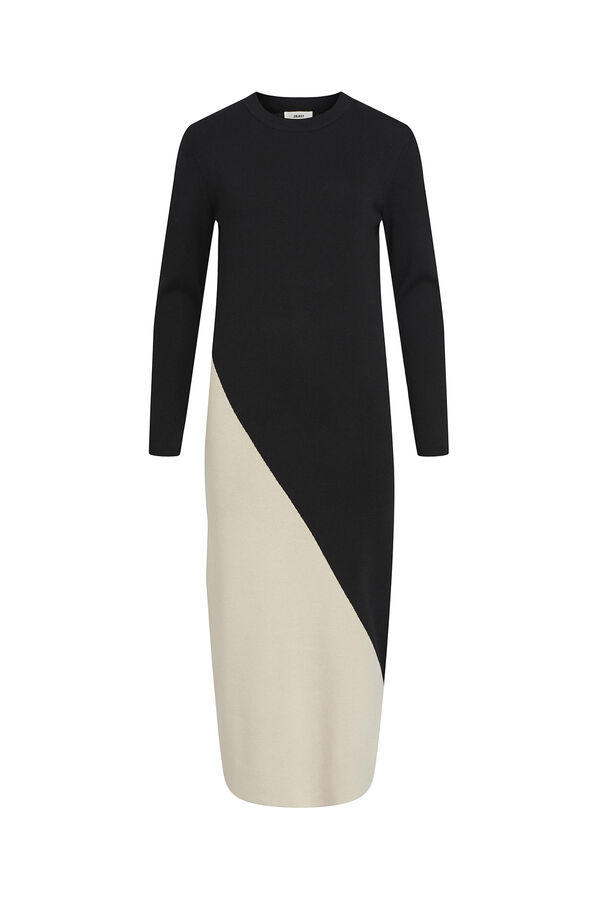 Object Vestido longo de malha Preto