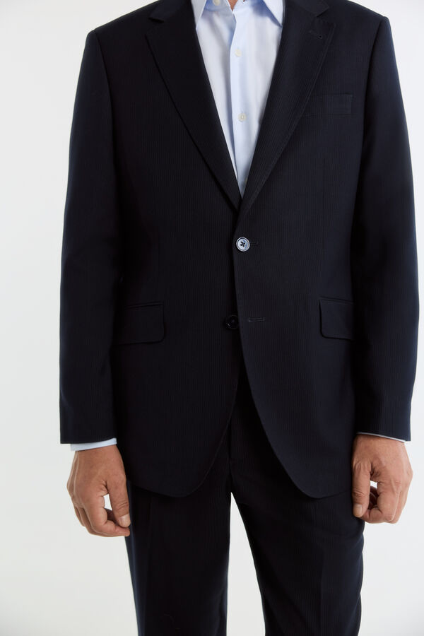 Cortefiel Blazer S&eacute;rie XXI riscas Azul