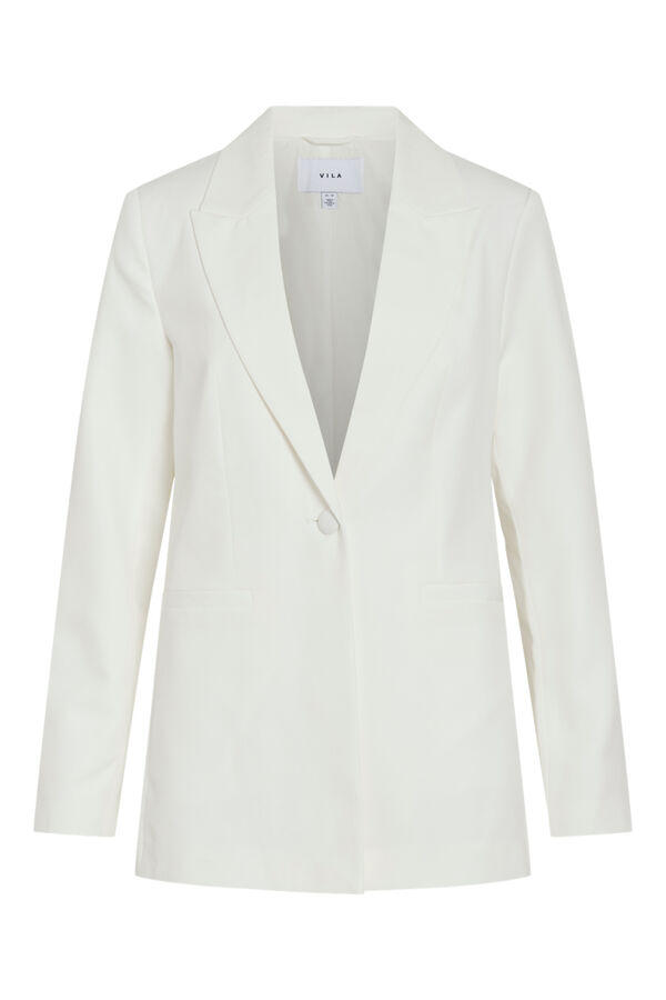 Vila Americana blazer abotonada Blanco