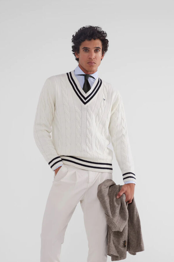 Silbon Jersey college ochos crema Arena