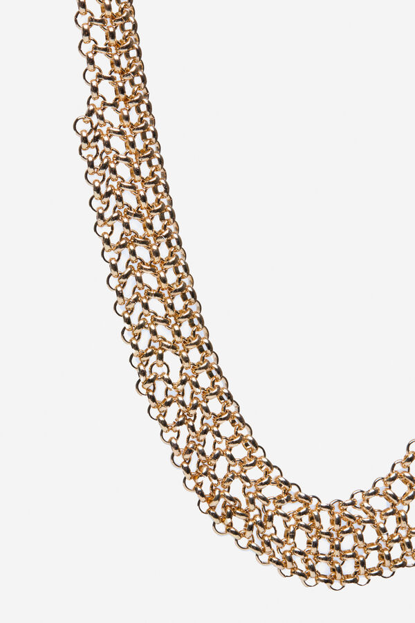 Cortefiel Maxi chains necklace Gold