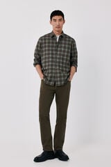 Cortefiel Regular fit 5 pocket jeans Kaki