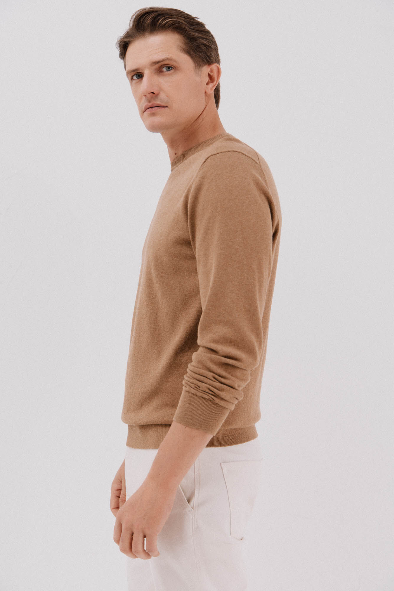 Cortefiel Crew neck cashmere crew neck jersey