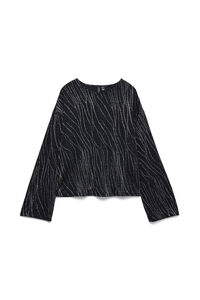 Vero Moda Top de manga comprida com detalhe em lurex