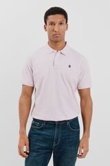 Cortefiel Basic piqué polo shirt Pink