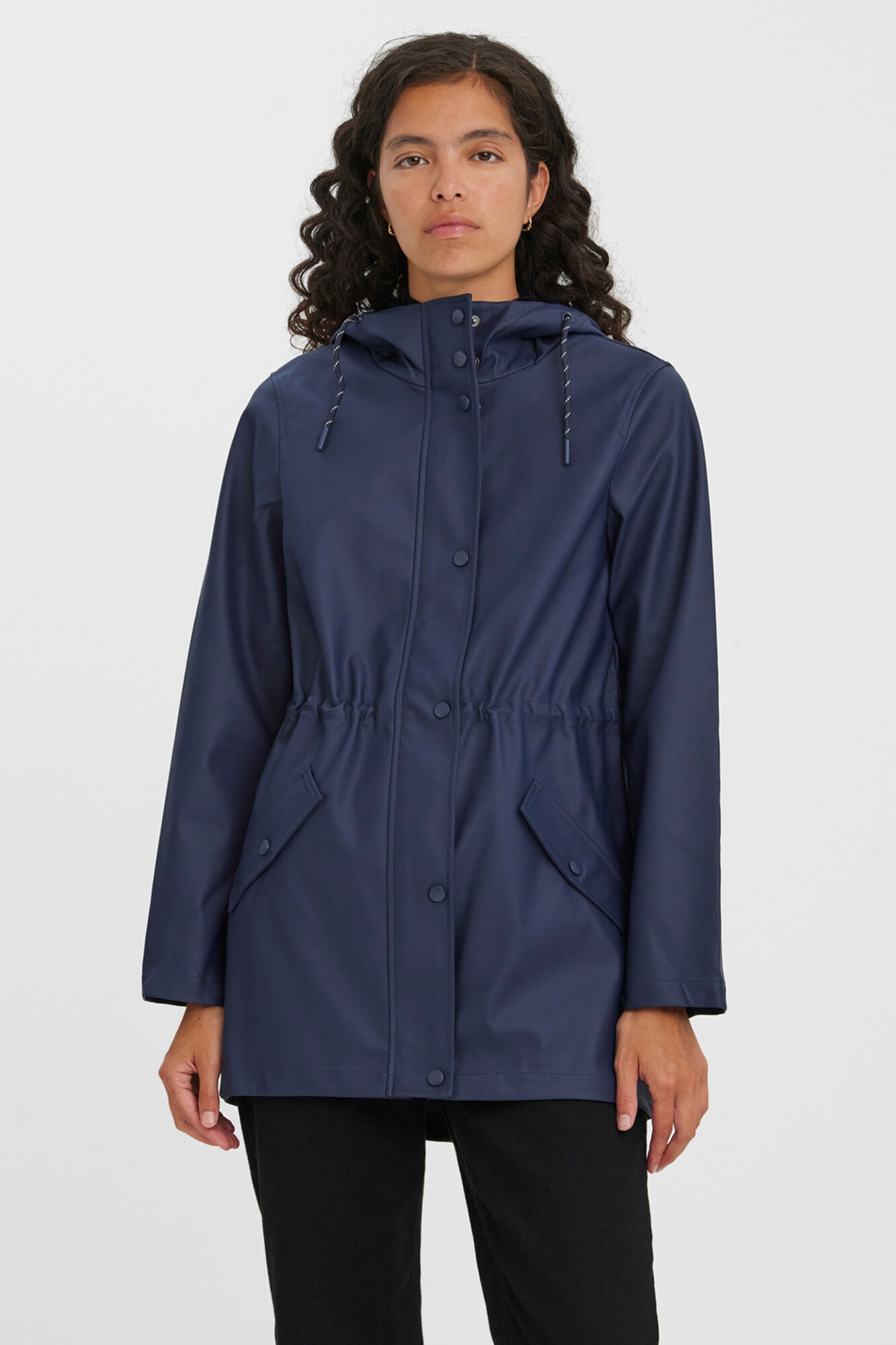 Vero Moda Imperme&aacute;vel manga comprida com capuz