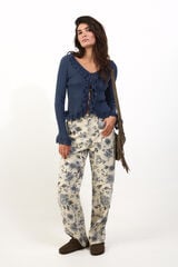 Slowlove Camisola de malha efeito degrad&ecirc; Azul