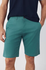 Cortefiel Chino Bermuda shorts Green