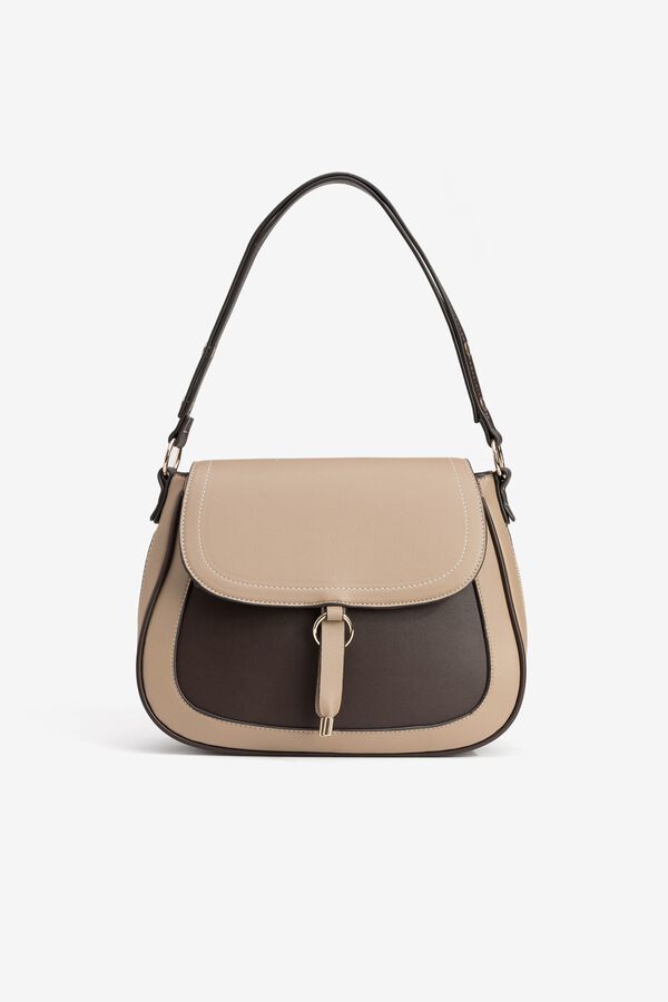 Vilanova Two-tone design wallet Beige
