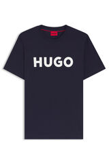HUGO T-shirt de manga curta Azul