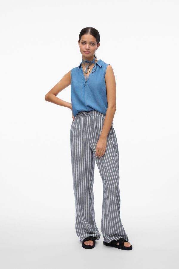 Vero Moda Tencel sleeveless top Blue
