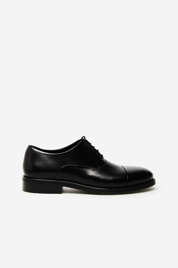 Cortefiel Lace-up dress shoe Black