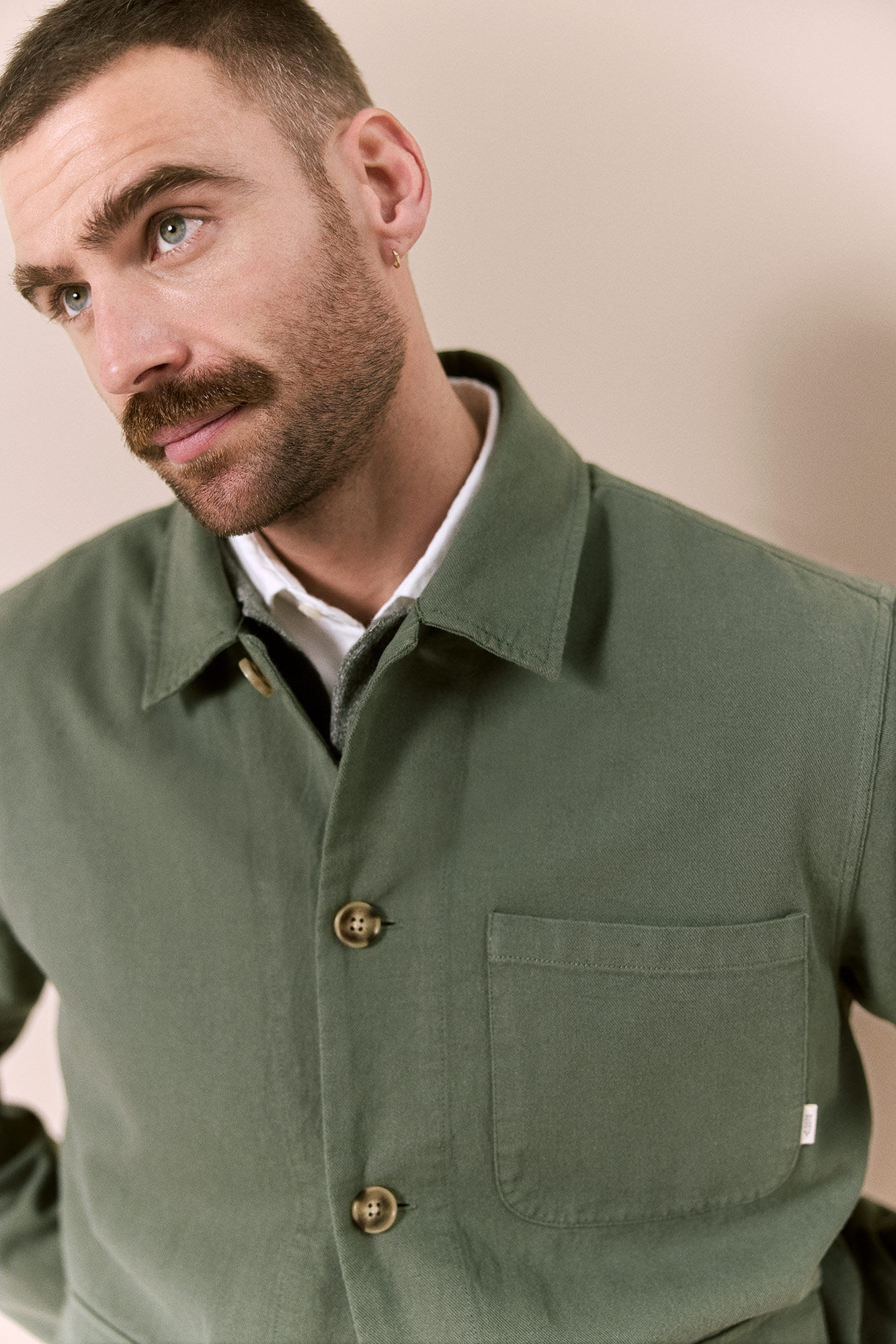 OOTO Sobrecamisa algod&oacute;n lino