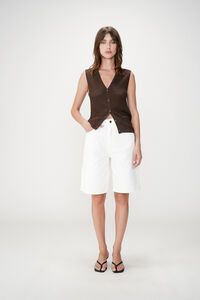 Grace & Mila Colete em malha ajurada Wayne