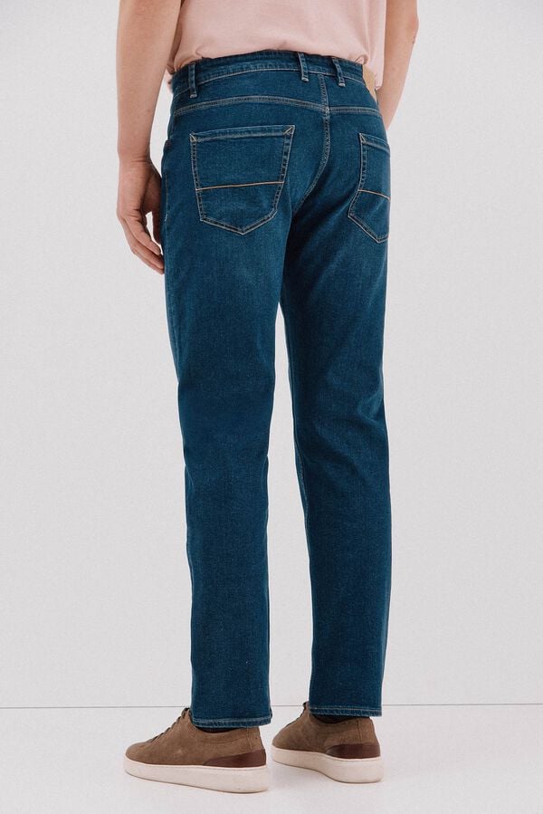 Cortefiel Pantalón vaquero regular fit Azul