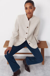 Cortefiel Jacket with mandarin collar