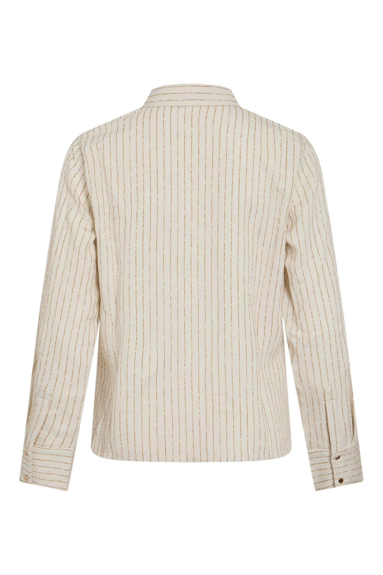 Vila Camisa &agrave;s riscas em viscose