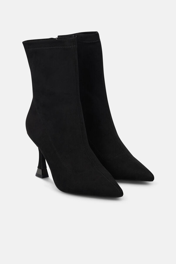 Alma en Pena Bota de salto agulha botim Preto