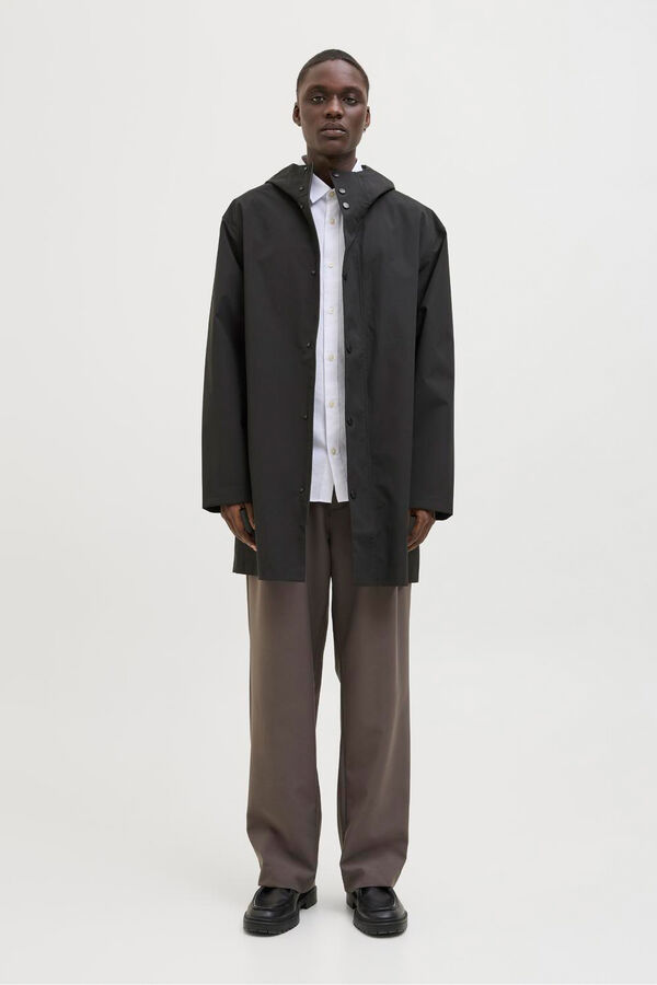 Jack & Jones Regular fit waterproof jacket Black