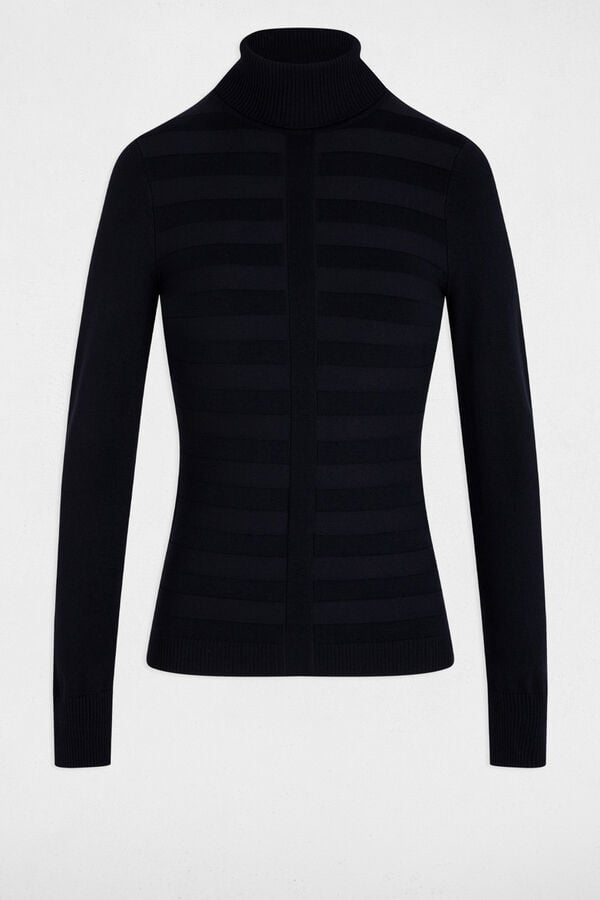 Morgan Camisola de gola Azul