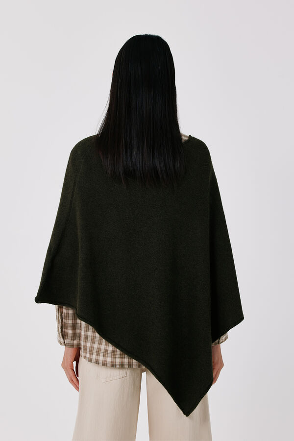 Cortefiel Soft touch poncho Kaki
