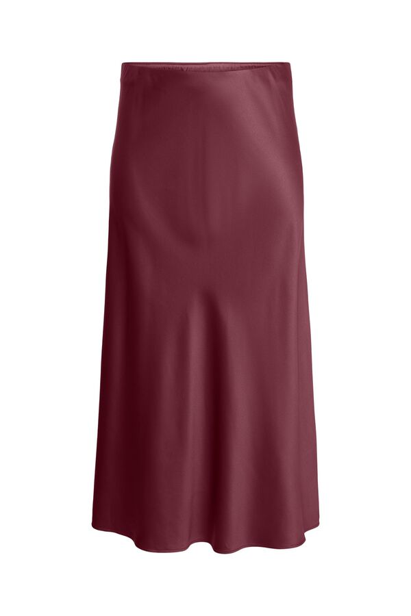 Vero Moda Curve Saia midi acetinada Granada