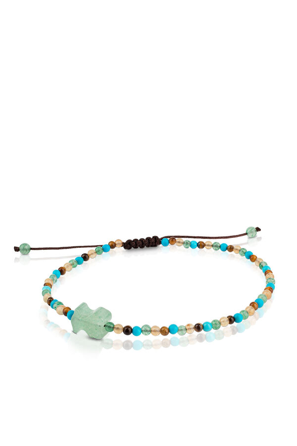 Tous Pulsera de gemas motivo oso Tibet Multicolor