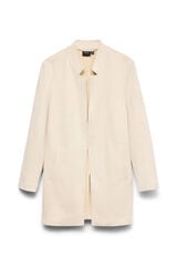 Vero Moda Casaco comprido efeito camur&ccedil;a Tostado