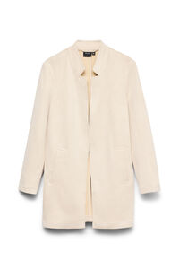 Vero Moda Casaco comprido efeito camur&ccedil;a