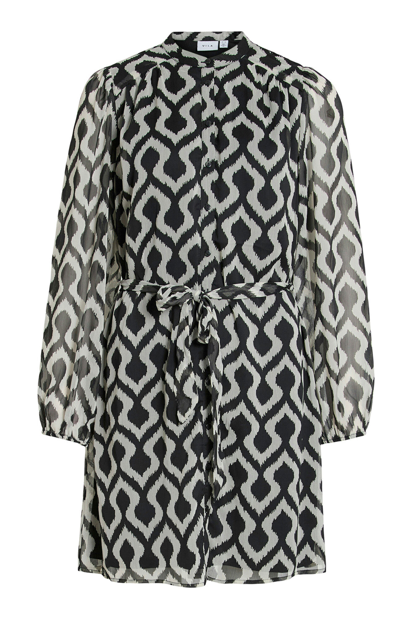 Vila Vestido curto de gaze