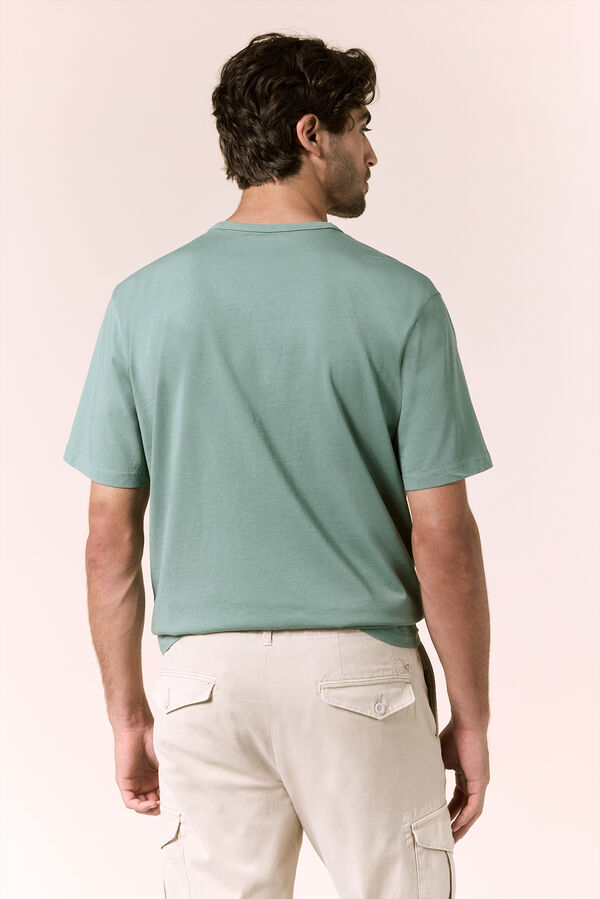 OOTO T-shirt com logo grande Verde
