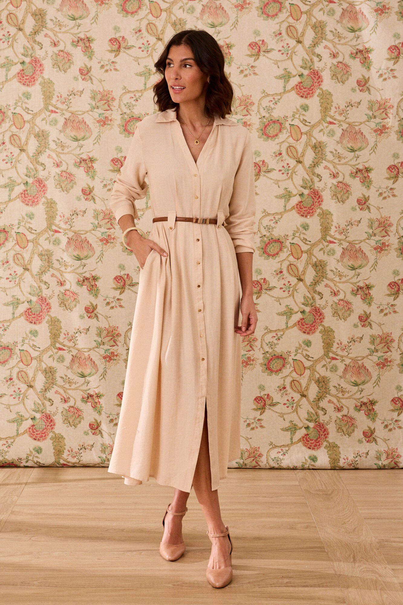 Pol&iacute;n Et Moi Vestido comprido Alessia