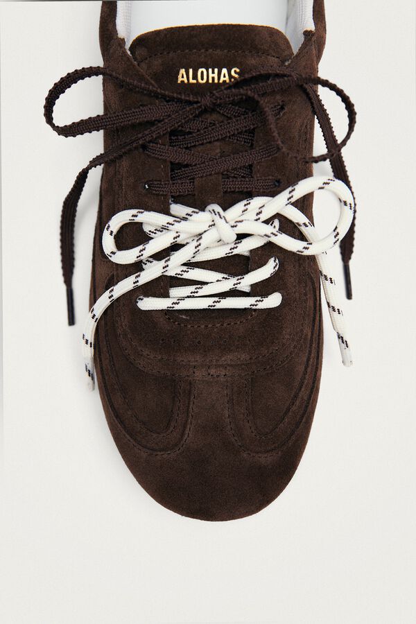 Alohas TB.24 suede trainers Dark brown