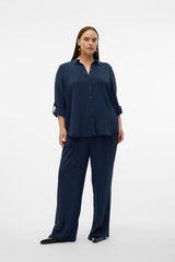 Vero Moda Curve Pantalón de traje talla grande Azul marino